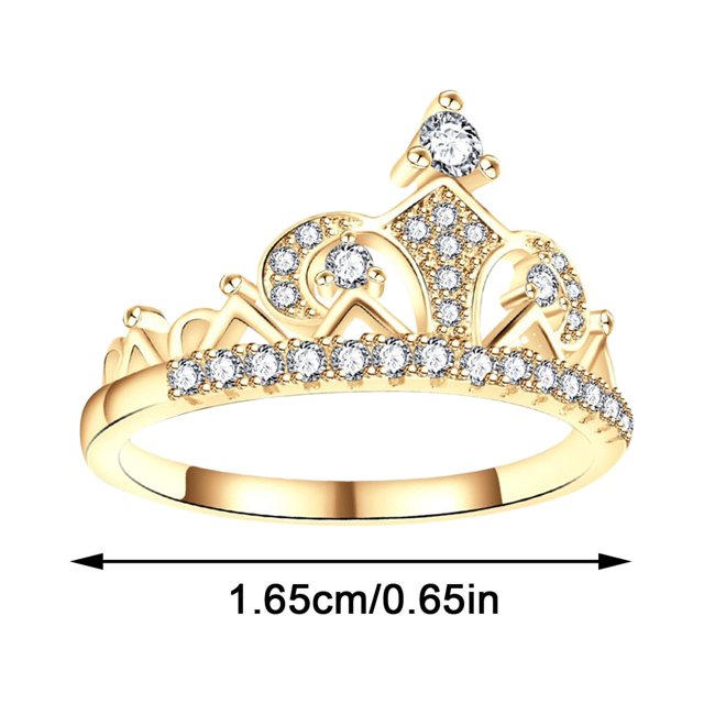 Fiudx Nueva Joyería de Novia, Romántico Conjunto de Anillos de Diamantes, Elegante Anillo de Compromiso de Circonita, Elegante Alianza de Boda, Regalo Perfecto de Navidad, Ocasiones Especiales, Diseñ