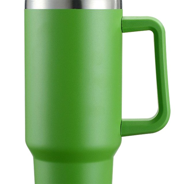 Copa De Aislamiento Taza de paja de café de acero inoxidable portátil de gran capacidad de 40 oz para viajes al aire libre Likrtyny Libre de BPA