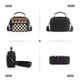 thumbnail image 3 of Bolso La Superior para Mujeres Checke Pu Cuero Viajar Rojo, 3 of 9