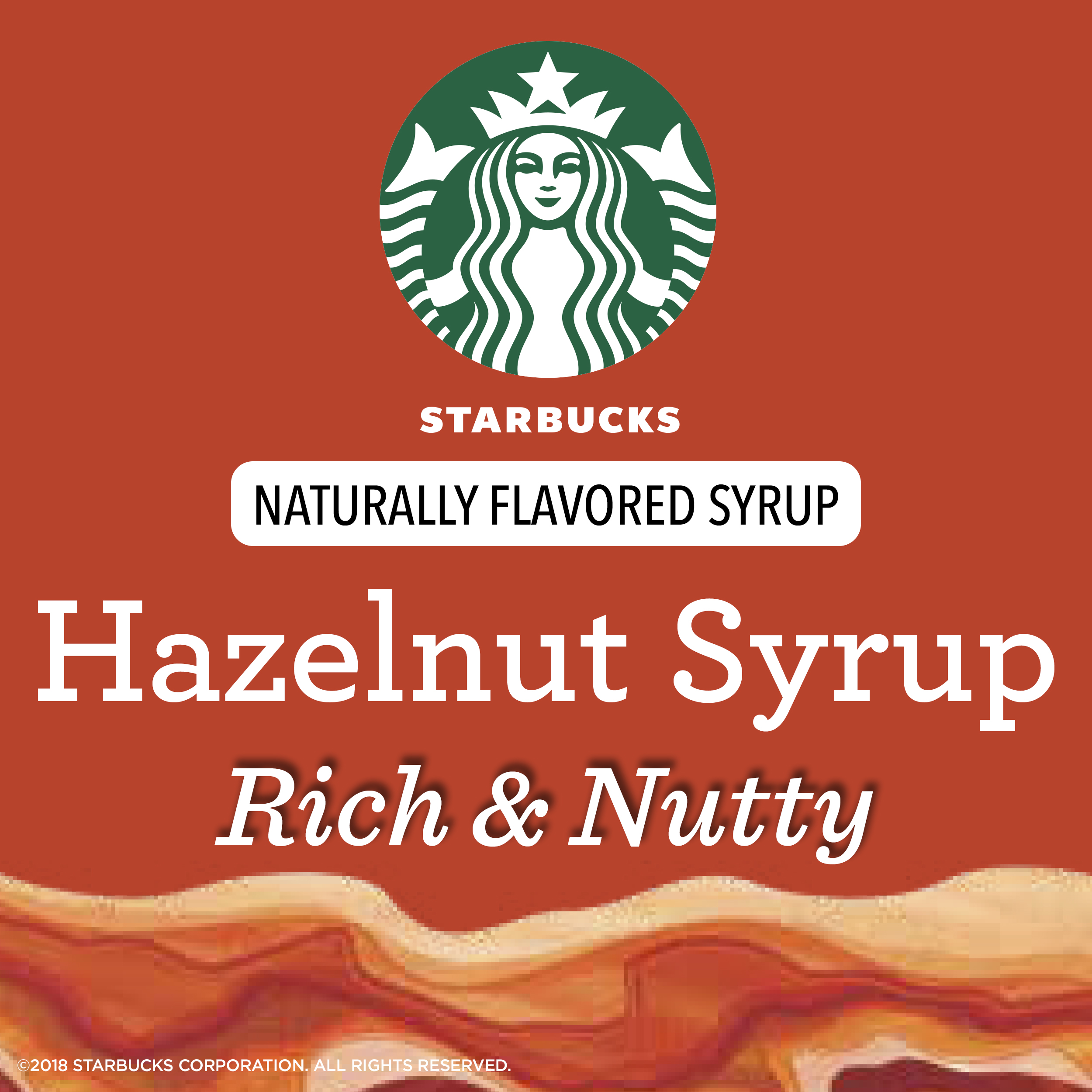 Starbucks Naturally Flavored Hazelnut Coffee Syrup, 12.7 fl oz - image 2 of 7