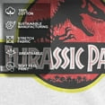 thumbnail image 4 of Men's Jurassic Park T Rex Logo Graphic Tee White 3X Large, 4 of 9