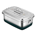 thumbnail image 2 of Bento Box, Stainless Steel Bento , Design with Lockable Clips, Metal Lunch Containers for Adults 2000ml, 2 of 7