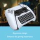 thumbnail image 5 of Sywqhk Teclado inalámbrico de 3,5 mm Bluetooth 3.0 Controlador Chat Pad para Sony PS5 Gamepad, 5 of 9