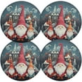 thumbnail image 2 of Coolnut Cute Christmas Gnome Placemats Set of 4 Non-Slip Heat Resistant Dining Table Place Mats Washable Kitchen PVC Weave Table Mats Home Decor Gifts, 2 of 7