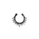 thumbnail image 2 of Qarigey Anillo de nariz falso, tachuelas de aleación, para el labio del cuerpo, Clip para cumpleaños, joyería Punk personalizada, Type1 NO1, 2 of 3