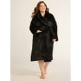 thumbnail image 5 of Joyspun Women's Plush Robe, Sizes S to 3X, 5 of 6