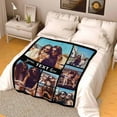 thumbnail image 3 of Custom Best Friends Blanket for Women Personalized Blanket with Photos Text Customized 10 Picture Collages Throw Blanket for Family Adult Kids Couple Birthday Christmas Memorial Gift, 3 of 6