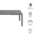 thumbnail image 2 of Tahoe Aluminum Extendable Dining Table in Gray, 2 of 10