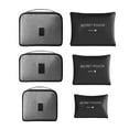 thumbnail image 1 of 6pcs/set Portable Travel Storage Bags Set Storage Container Multi-size Packing Pouch Large Capacity Multifunctional Lightweight Luggage Sorting Bag Daily Use, 1 of 6