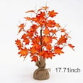 thumbnail image 2 of Fall Thanksgiving Maple Leaf Lamp Branches Tabletop Tree Decoration Decor LED Lighted Autumn Leaves Tree,17.7", 2 of 6