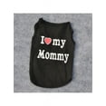 thumbnail image 3 of I Love Mummy/Daddy Small Dog T- Shirt Puppy Cat Clothes Pet Vest Chihuahua Pug, 3 of 4