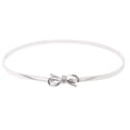 thumbnail image 1 of Nueva moda mujer correa arco hebilla cinturón elástico delgado estiramiento frontal Bowknot cintura Tomshoo Cinturón, 1 of 7