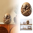 thumbnail image 2 of Oeuf de Pâques en Résine Sculpté à la Main, Pièce d'Art Exquise pour Bureau et Table de Fête, 2 of 9