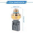 thumbnail image 4 of Unique Bargains Engine Oil Pressure Sensor Compatible for Ram 2500 3500 Durable Metal Plastic Gray Gold Tone, 4 of 6