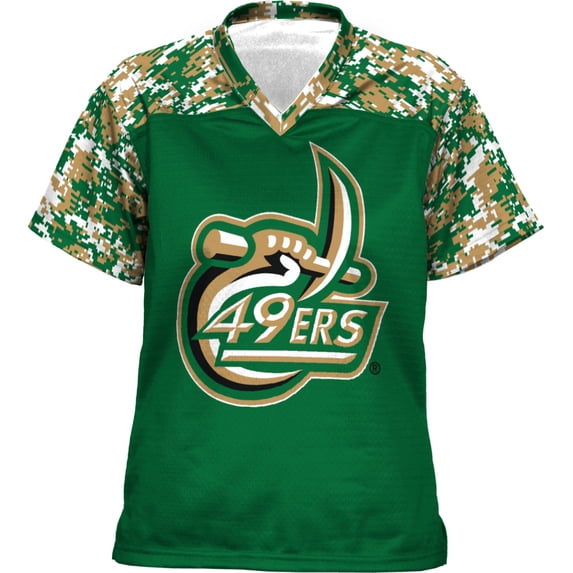 Girls' University of North Carolina at Charlotte Digital Football Fan Jersey