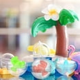 thumbnail image 2 of LEEYNEER 50 Pcs Claw Machine Refillable Toothpaste Tubes Travel Egg Case, 2 of 6