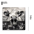 thumbnail image 2 of 14 Inch Wall Clock Battery Operated Silent Clock Decorative for Office, Kitchen, Outdoor, Living Room，Black and White Cow Pretty Drawing, 2 of 4