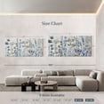 thumbnail image 4 of Elephant Stock Blue Meadow Dream'n Wall Art - Horizontal Multi Panel Canvas - Living Room Wall Decor - Floral And Botanical Multi Panel - Gray And Blue Decor By Conrad Knutsen - 80" x 39", 4 of 8