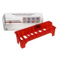 thumbnail image 1 of Xingzhi Limit Guide Comb Storage Box Compartments Hairbrush Holder Scaled Hairdressing Case Barber Salon Organizer Reusable Red 1Set, 1 of 6