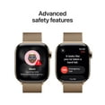 thumbnail image 7 of Apple Watch Series 11 [GPS + Cellular 42mm] Smartwatch with Gold Titanium Case with Gold Milanese Loop, 7 of 7