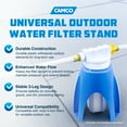 thumbnail image 2 of Camco Universal Outdoor Water Filter Stand for RV, Camper Accessories, Blue, 2 of 8
