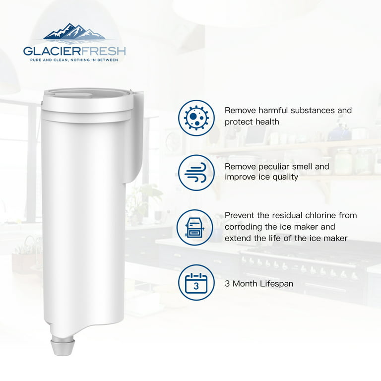 GLACIER FRESH Replacement for P4INKFILTR Ice Maker Water Filter, 2