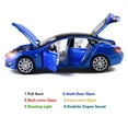 thumbnail image 2 of CHUNYAN Toy Car Model S Alloy Model Cars Pull Back Vehicles 1/32 Scale Car Toys for Toddlers Kids (Blue), 2 of 6
