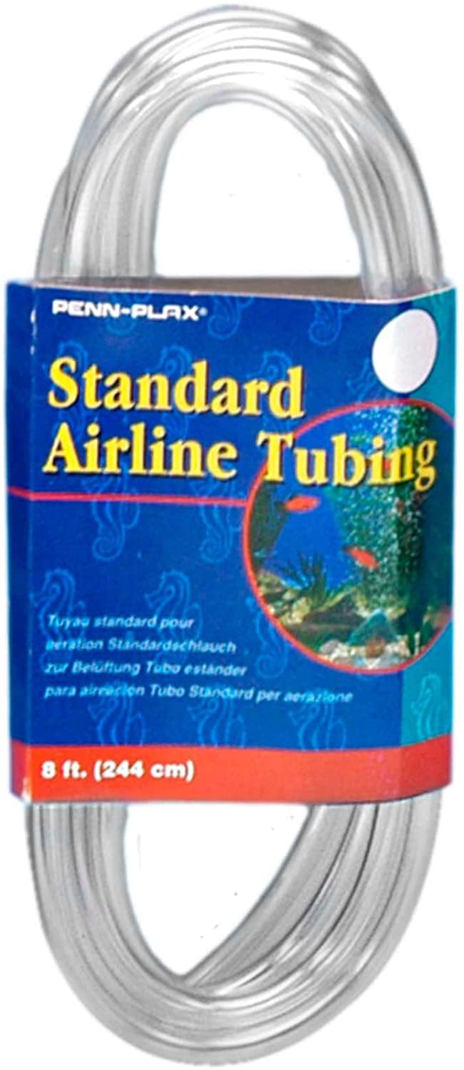 Clear Airline Tubing for Aquariums Flexible Resists Kinking 8 Feet Standard Tube for sale online 
