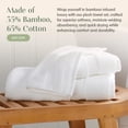 thumbnail image 4 of Juego de toallas de baño Springtree Home Luxury Bamboo Rayon x4, color blanco, 4 of 9