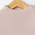 thumbnail image 4 of Suéter de punto suelto de cuello alto de color sólido de moda informal para mujer Fridja bvmnju7732, 4 of 5