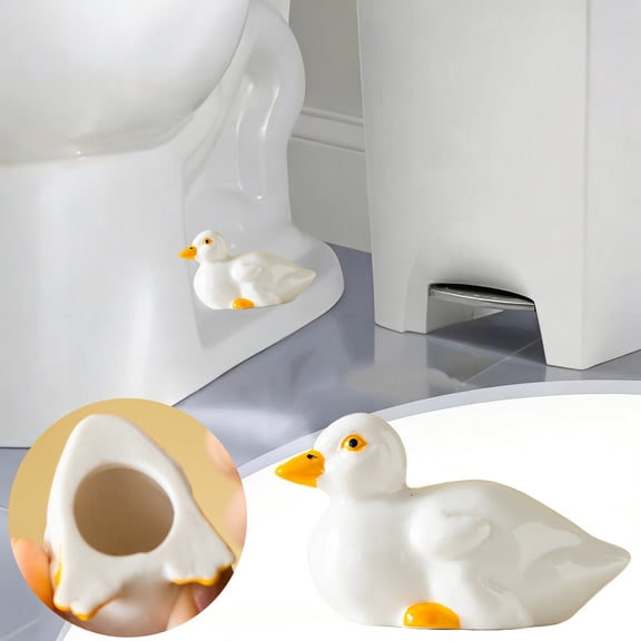 2pcs Toilet Bolt Covers, Cute Decorative Ceramic Toilet Screw Cover Caps for Bathroom Decor Easy Install Waterproof