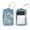 multicolored 5, variant on 2 Pcs Luggage Tags, Vintage Water Lotus Root Pattern Privacy Cover ID Label with Stainless Steel Loop and Address Card for Travel Bag Suitcase