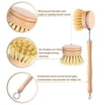 thumbnail image 5 of 2 Pack Classic Dish Washing Brush Natural Scrub Brush For Kitchen Room Cleaning Supplies, 5 of 5