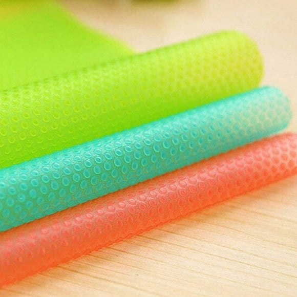 mmirethe 6Pcs Fridge Liners Anti-fouling Reusable Mats Mildewproof Waterproof Multifunction Protectors Cabinet Table Gadgets