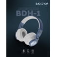 thumbnail image 3 of Audífonos Bluetooth Over-ear Backdrop Inalámbricos Azul, 3 of 4