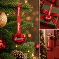thumbnail image 4 of 24 Pack Christmas Hanging Ornaments with Printed Ribbon,Christmas Mood-Creating Decorations for Christmas Tree Gift Decor,DIY Holiday Arrangement and Home Styling,Red, 4 of 7