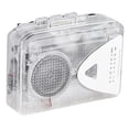 thumbnail image 1 of Reproductor de cintas Reproductor de casetes transparente Reproductor de cintas Radio FM/AM Altavoz externo Reproductor estéreo Cinta Walkman, 1 of 5