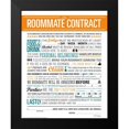 thumbnail image 2 of Brando, JJ 15x18 Black Modern Framed Museum Art Print Titled - Roommate Contract, 2 of 5