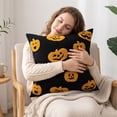 thumbnail image 5 of Antqov Halloween Pillow Covers 18x18" Cute Ghosts Pumpkin Throws Pillow Cover Spooky Soft Pillowcase for Couch Sofa Chair Bedroom Fall Decor Gift, 5 of 6