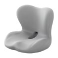 thumbnail image 1 of Almohadilla antideslizante para coche, soporte lumbar para el hogar, cojín de respaldo de asiento de espuma viscoelástica Gris, 1 of 9