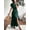 Dark Green, variant on Women's Pleated Satin Maxi Dress, Crew Neck Flutter Cap Sleeve Elastic Waist Front Slit Long Dress with Lining, Casual Elegant Cocktail Party Dress for Women