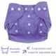 thumbnail image 5 of EUWBSSR Pañales Reutilizables para Bebé, Funda Suave E Higiénica de Confort, Tamaño Lavable Ajustable, Todo en uno, Multicolor, 5 of 11