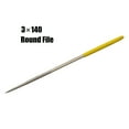 thumbnail image 3 of File Plastic Handle Metal Stone Grinding Flat Needle Jewelry Polishing Round File Fangkenuo, 3 of 7