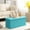 Teal, variant on CUYOCA Storage Ottoman Bench Foldable Footrest End of Bed Ottoman for Living Room Bedroom, with Flipping Lid, 75L Storage Space, 30 inches Linen Fabric navy