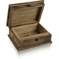 thumbnail image 4 of Great Birthday Gift Ideas Handmade Decorative Wooden Jewelry Box With Lock & Key Jewelry Organizer Keepsake Box Treasure Chest Trinket Holder Lock Box Watch Box 8 x 6 Inches Gift Ideas, 4 of 6