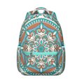 thumbnail image 1 of Sacred Symbolic Mandala Students Backpack Fashion Backpack with Vintage Traditional Mandala and Abstract Ornamental Pattern, Comfortable and Durable for School, 1 of 6