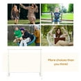 thumbnail image 5 of Metal Swing Stand - Heavy Duty 660 LBS Capacity - Outdoor Swing Frame for Porch, Patio, Lawn - White, 5 of 9