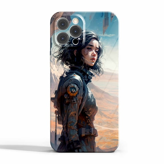 Japanese Girl Case Compatible with iPhone 13 Pro Max,Aesthetic Art Design Full Cover Protective Case