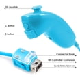 thumbnail image 2 of For Wii Nunchuck Controller, LUXMO 2 Pack Nunchuck Controllers Joystick Gamepad for Wii/Wii U Console, 2 of 5