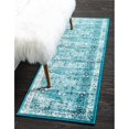 thumbnail image 1 of Unique Loom 3134641 2 x 6 Pi. Tapis de Coureur de Bosphore Impérial&44; Turquoise, 1 of 2